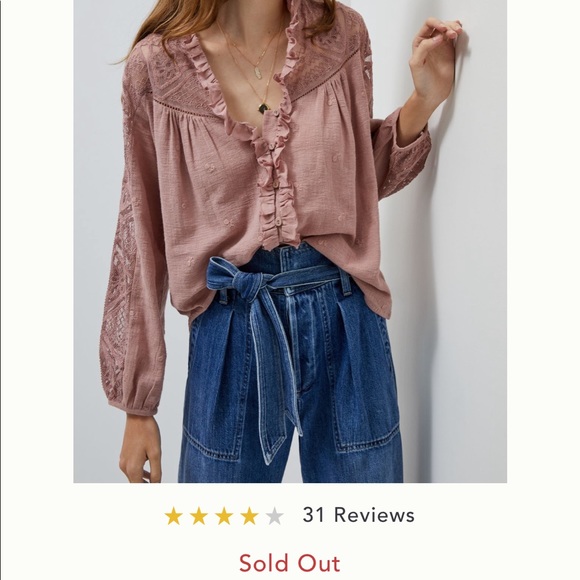 Lace button down - Picture 5 of 5